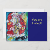 INVITATION SANTA & SAX, FÊTE DE NOËL (Dos)