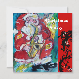 INVITATION SANTA & SAX, FÊTE DE NOËL