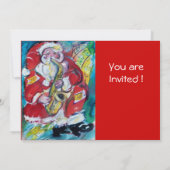 INVITATION SANTA & SAX, FÊTE DE NOËL (Dos)