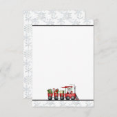 Invitation Santa Train Holiday stationery (Devant / Derrière)