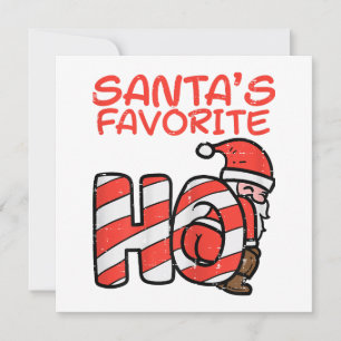 Invitation Santas Favori Funny Naughty Noël Adulte Favori Noë