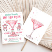 Invitation Santas Favoris Filles Fête de Noël de nuit