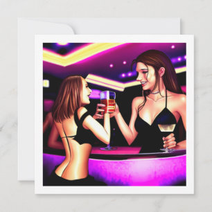 Invitation Santé   Anniversaire de la toiture de deux femmes