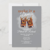 Invitation Santé Double célébration Verre à Whisky (Devant)