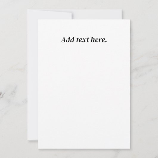 Invitation Santorin Voyage bleu et blanc (Dos)