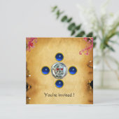 Invitation Saphir SKULL RIDERS (Debout devant)