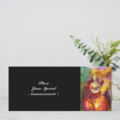 Invitation SAPHO, rouge jaune vert brillant (Debout devant)