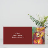 Invitation SAPHO, rouge jaune vert vif (Debout devant)