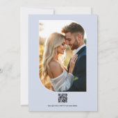 Invitation Sapphire Bloom , Cornflower Glow & Soft Shell (Dos)