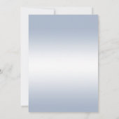 Invitation Sapphire Gem Bow & Ribbon Changement De Plan (Dos)