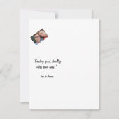 Invitation S'Apprécier Bientôt Fleurs Colorées (Dos)