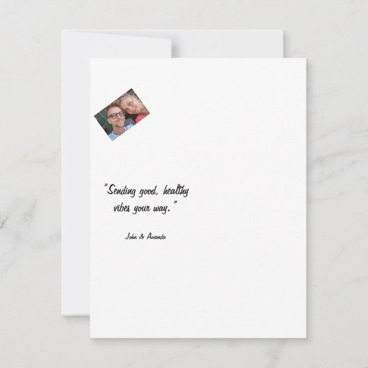 Invitation S'Apprécier Bientôt Fleurs Colorées (Dos)