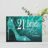 Invitation Sarcelle d'hiver d'anniversaire de zèbre stylet de (Debout devant)