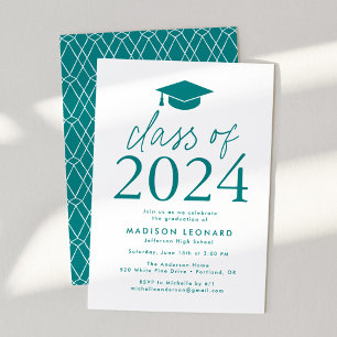 Invitation Sarcelle Modern Class of 2023 Graduation Party