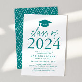 Invitation Sarcelle | Modern Class of 2023 Graduation Party