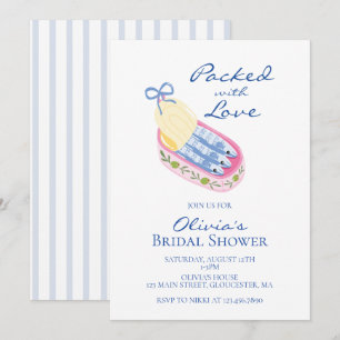 Invitation Sardines Pleines d'Amour Enterrement de Vie de Jeu