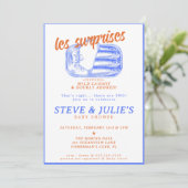 Invitation Sardines Poissons Tinned Twins Multiples Baby show (Debout devant)