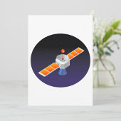Invitation Satellite dans l'espace