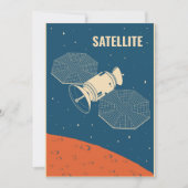 Invitation Satellite spatial (Devant)