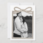 Invitation Satin Bow Attache La Fête des mariées Knot Posh (Dos)