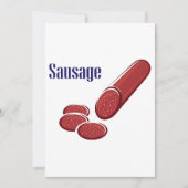 Invitation Saucisse (Devant)