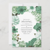 Invitation Sauge argentée, dérive d'eucalyptus et menthe perc (Devant)