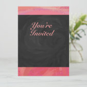 Invitation Saumon Swirl et Black Party (Debout devant)