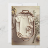 Invitation Saupoudrage minimal et moderne | Simple et doux (Devant)