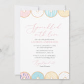 Invitation Saupoudré d'Amour Donut Bébé Sprinkle (Devant)