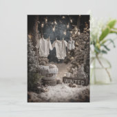 Invitation Saupoudré de neige | Félicité givré (Debout devant)