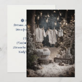 Invitation Saupoudré de neige | Félicité givré (Devant / Derrière)