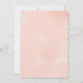 Invitation Saupoudrer Baby shower Pastel Floral Gold Glam (Dos)