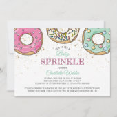 Invitation Saupoudrer bébé Donut (Devant)