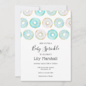 Invitation Saupoudrer bébé Donut (Devant)