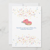 Invitation Saupoudrer de Baby shower de Donut (Dos)