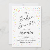 Invitation Saupoudrer de bébé neutre (Devant)