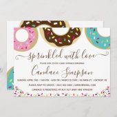 Invitation Saupoudrer de beignets d'amour (Devant / Derrière)