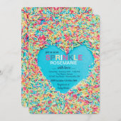 Invitation Saupoudrer d'invitation d'amour (Devant / Derrière)