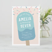 Invitation Saupoudrer | Fête d'anniversaire de la Crème de gl (Debout devant)