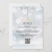 Invitation Saupoudrer l'hiver en un seul Baby shower (Dos)