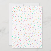 Invitation Saupoudrer l'invitation Baby shower (Dos)