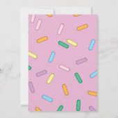 Invitation Saupoudrer sur mesure Donut 30e anniversaire Brunc (Dos)