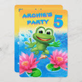 Invitation Saut de l'invitation personnalisable (Devant / Derrière)