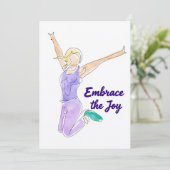 Invitation Saut Joyeux (Debout devant)