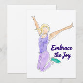 Invitation Saut Joyeux (Devant / Derrière)
