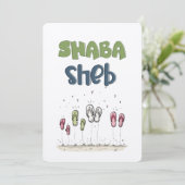 Invitation Sautez dans la joie avec ces ludiques Flip-Flops c (Debout devant)