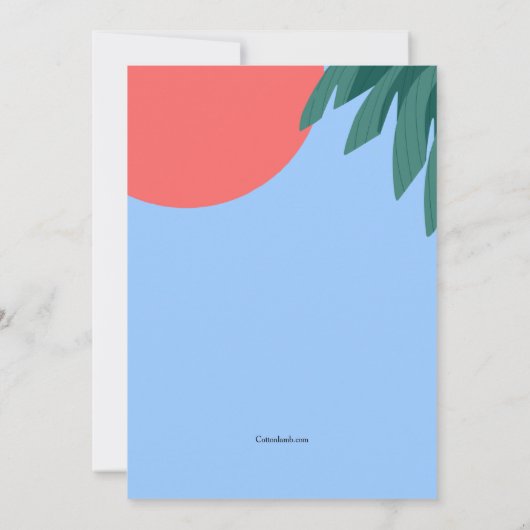 Invitation Sautez dans l'eau, la fête de la piscine est génia (Dos)