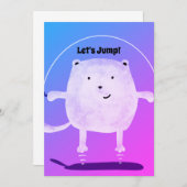 Invitation Sautons ! (Devant / Derrière)