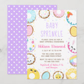 Invitation Sauts Pâques Bébé Sprinkel (Devant / Derrière)