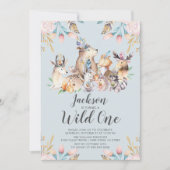 Invitation sauvage d'anniversaire d'amis de région (Devant)